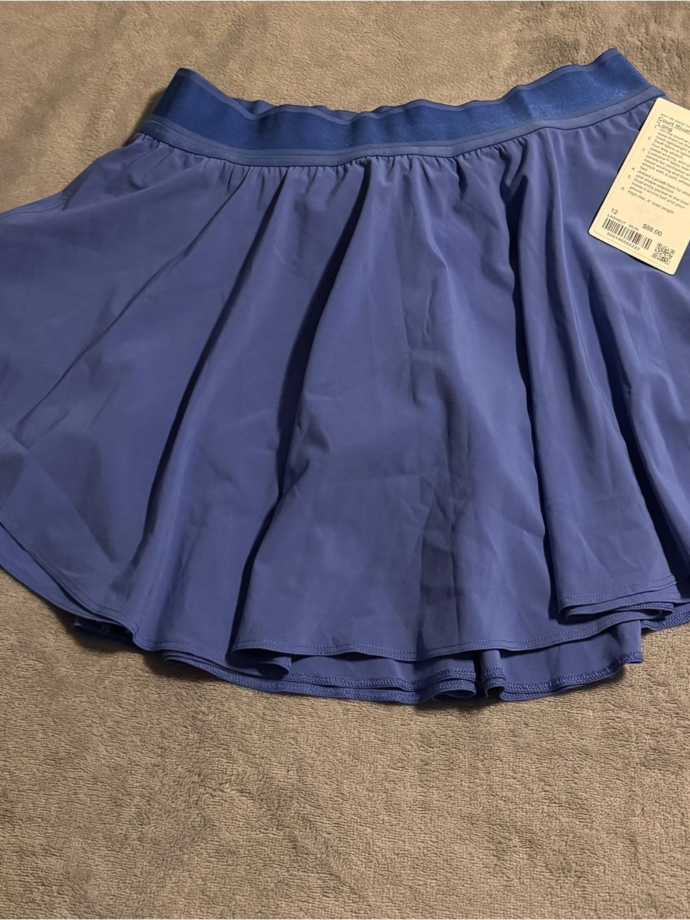 lululemon athletica Purple-Blue Court Rival *long Athletic Skirt size 12